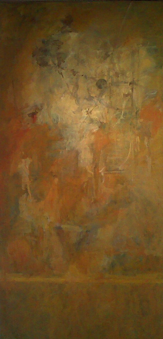 Travers&eacute;e d'ocres, 2011, 200x99cm (Yanik)