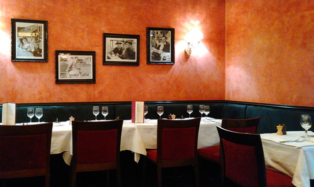L'âme de Fellini plane dans ce recoin du restaurant (Yanik)