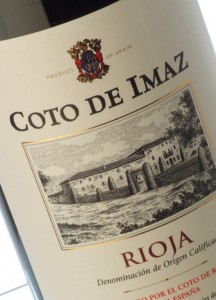 Article : Rioja, Coto de Imaz, Reserva 2008