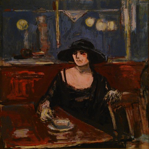 Albert André "A l'affût", 1912 (photo de l'auteur)